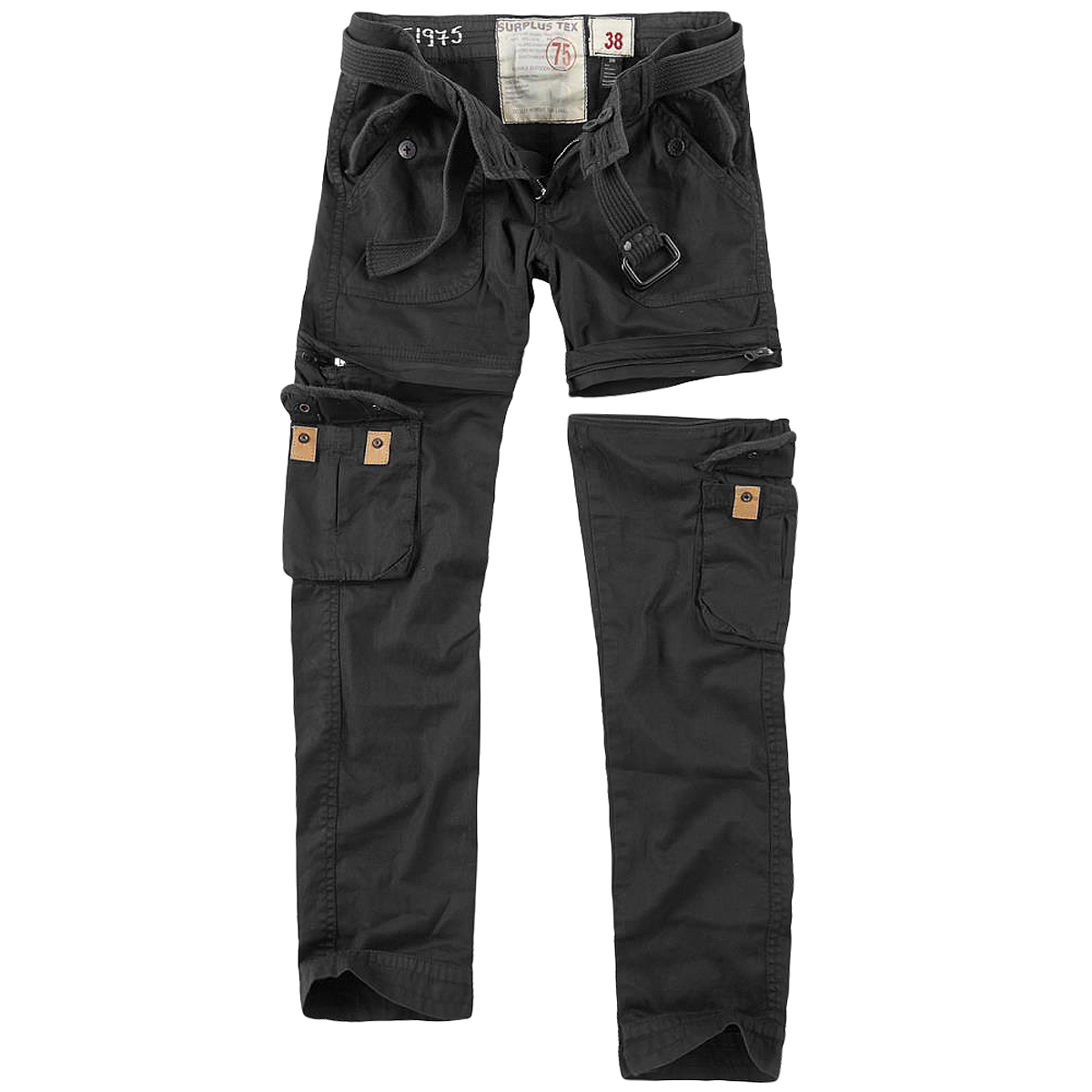 Pantalon militaire noir discount femme